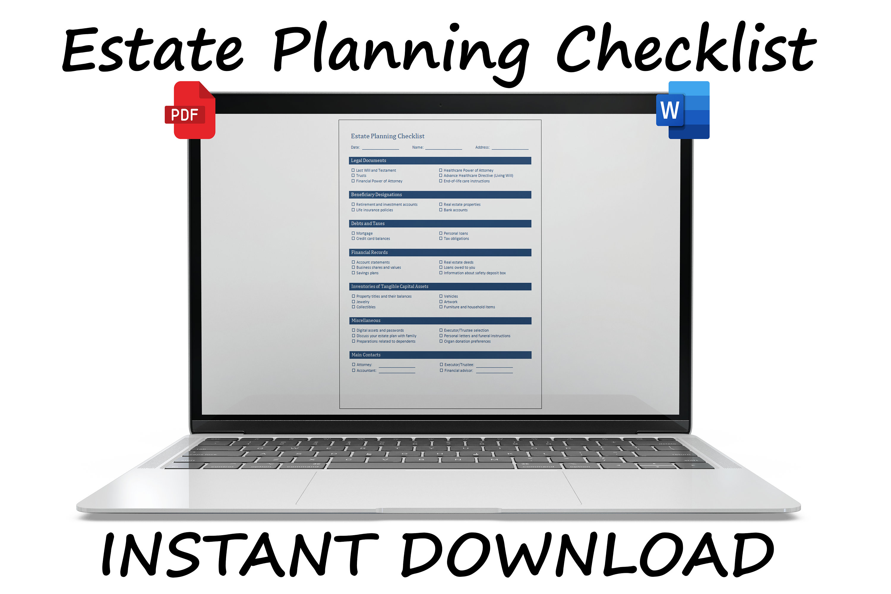 Estate Planning Checklist Will Planning Worksheet Estate Planning Estate Planning Checklist Will Planning Worksheet Estate Planning