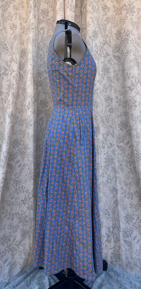 Lizsport Floral Blue Dress - image 3