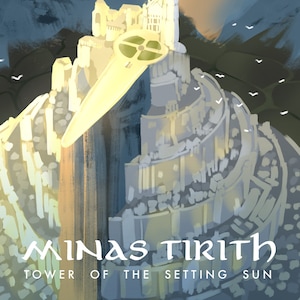 Imprimer | Carte postale Minas Tirith