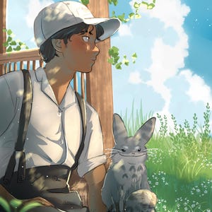 Imprimer | À la manière de Wolffe Ghibli