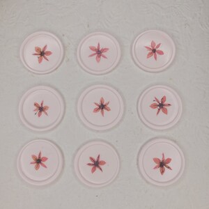 Sello de cera de flores silvestres rosas / sellos de cera autoadhesivos / invitación de boda / sello de cera de flores / boda diy / sellos de cera de boda / flor prensada