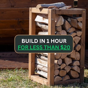 DIY Firewood Holder, An Easy Build Plan for your Firewood Rack