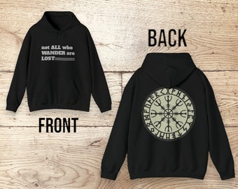 Vegvisir Wanderer's Haven Sweat-shirt à capuche unisexe Heavy Blend™