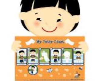 Potty Tots Illustrierte Potty Training Chart - Henry