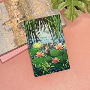 Koi Teich Ästhetik Kleiner Druck | Dekor Wand Kunst Druck Dekor Druck Kleinen Raum Wand Kunst Ästhetischen Druck 4x6 Japanischen Poster Raumdekor Schlafzimmer