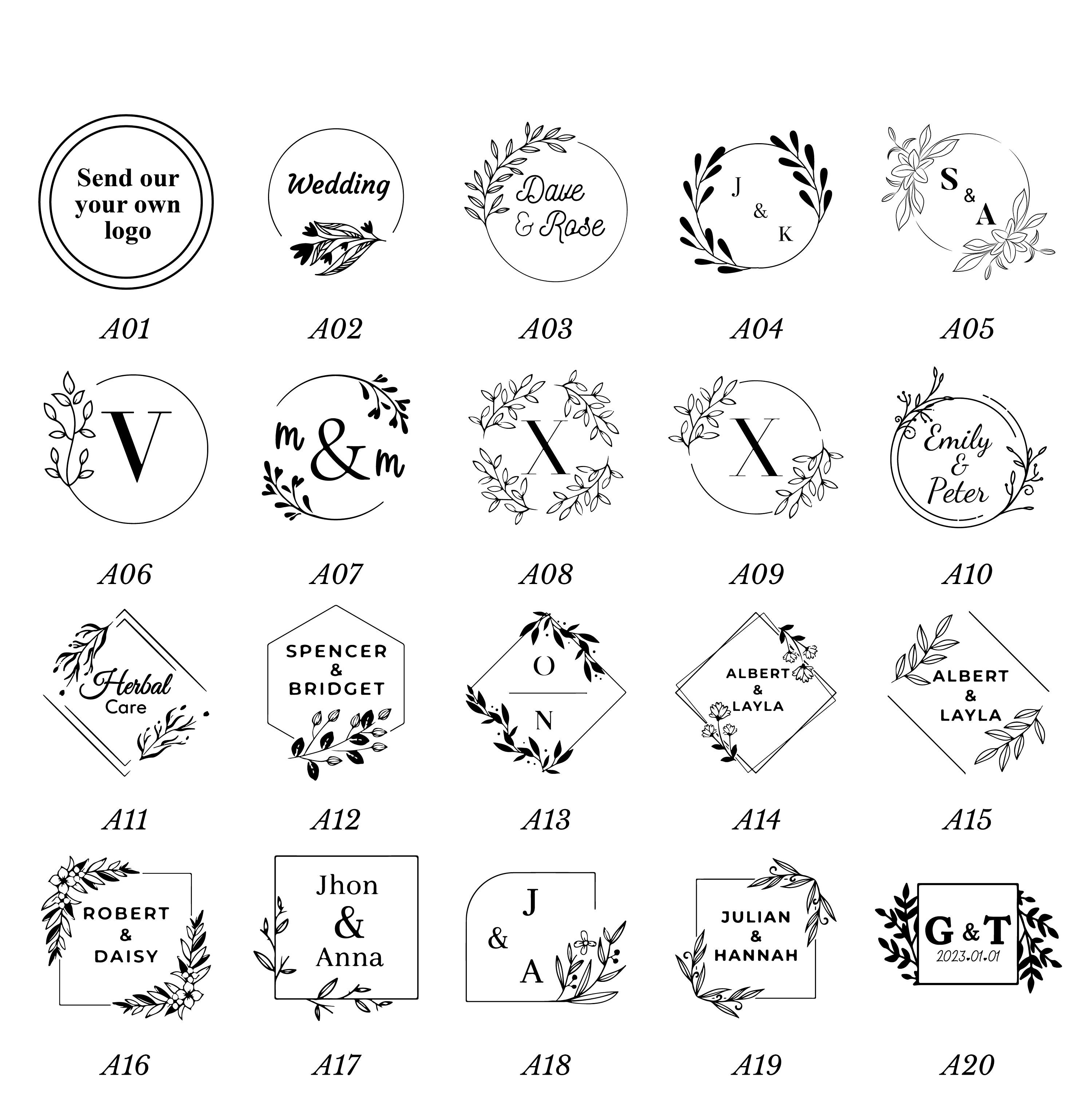 Custom Wax Sealpersonalized Wax Seals Stickerswedding Wax Etsy