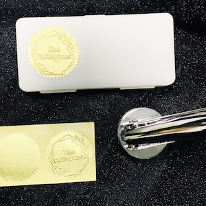Book Embosser Personalized, Embosser Stamp, Custom Book Embosse