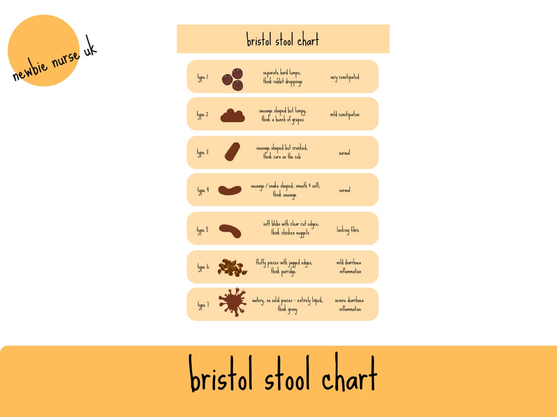 Bristol Stool Chart Nursing Students Notes on Bristol Stool Chart Types