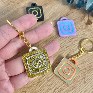 NFC Schlüsselanhänger personalisiert | Digitales Visitenkarte Tool | Instagram Link | Social Media Tag | Scan Me | Creator Geschenk