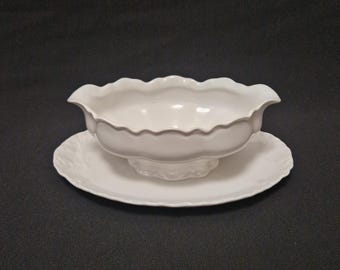 Hutschenreuther, Racine weiß , Sauciere , Top Zustand