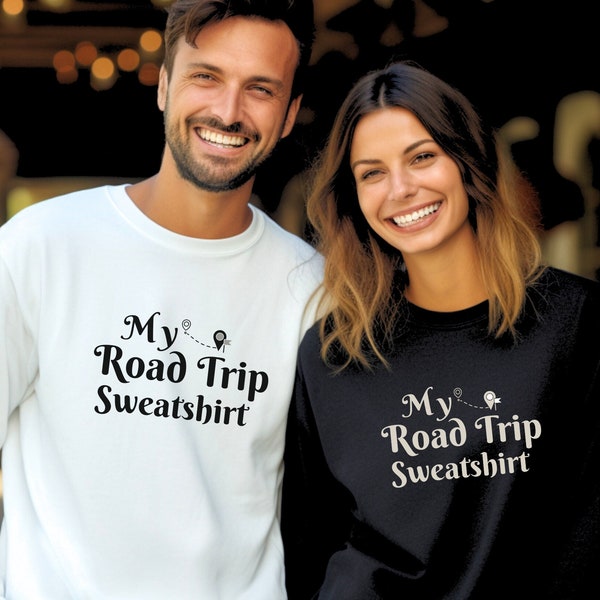 Roadtrip Essentials, Roadtrip, Sand Crewneck,Travel Sweater,Clothes Women,Ladies Sweatshirts, Fall Crew Neck Sweatshirt,Mother Daughter Trip