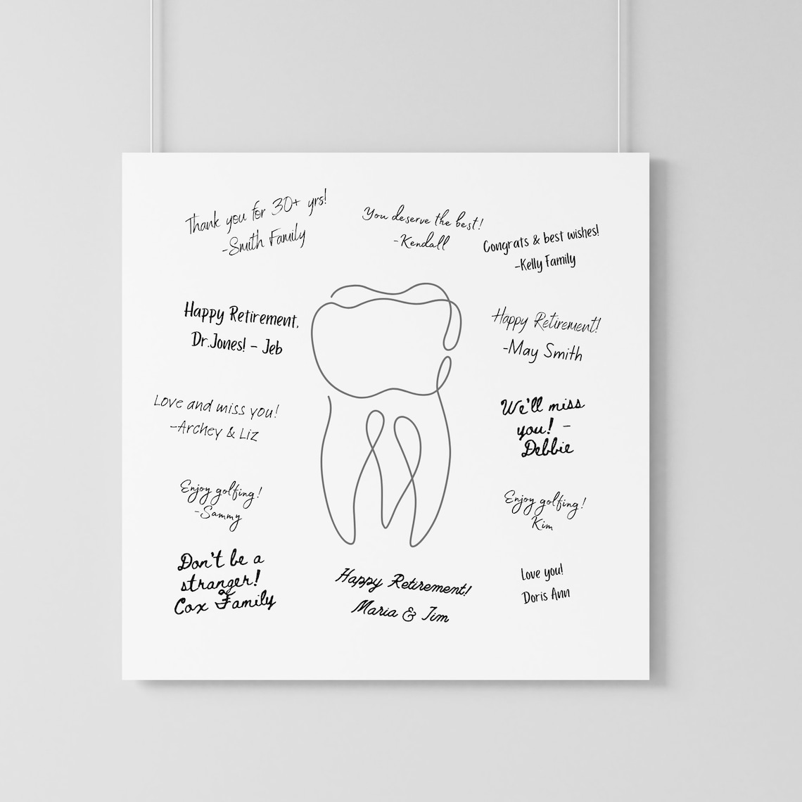 Dentist Retirement Gift, Dental Retirement Gifts, Dental Gifts