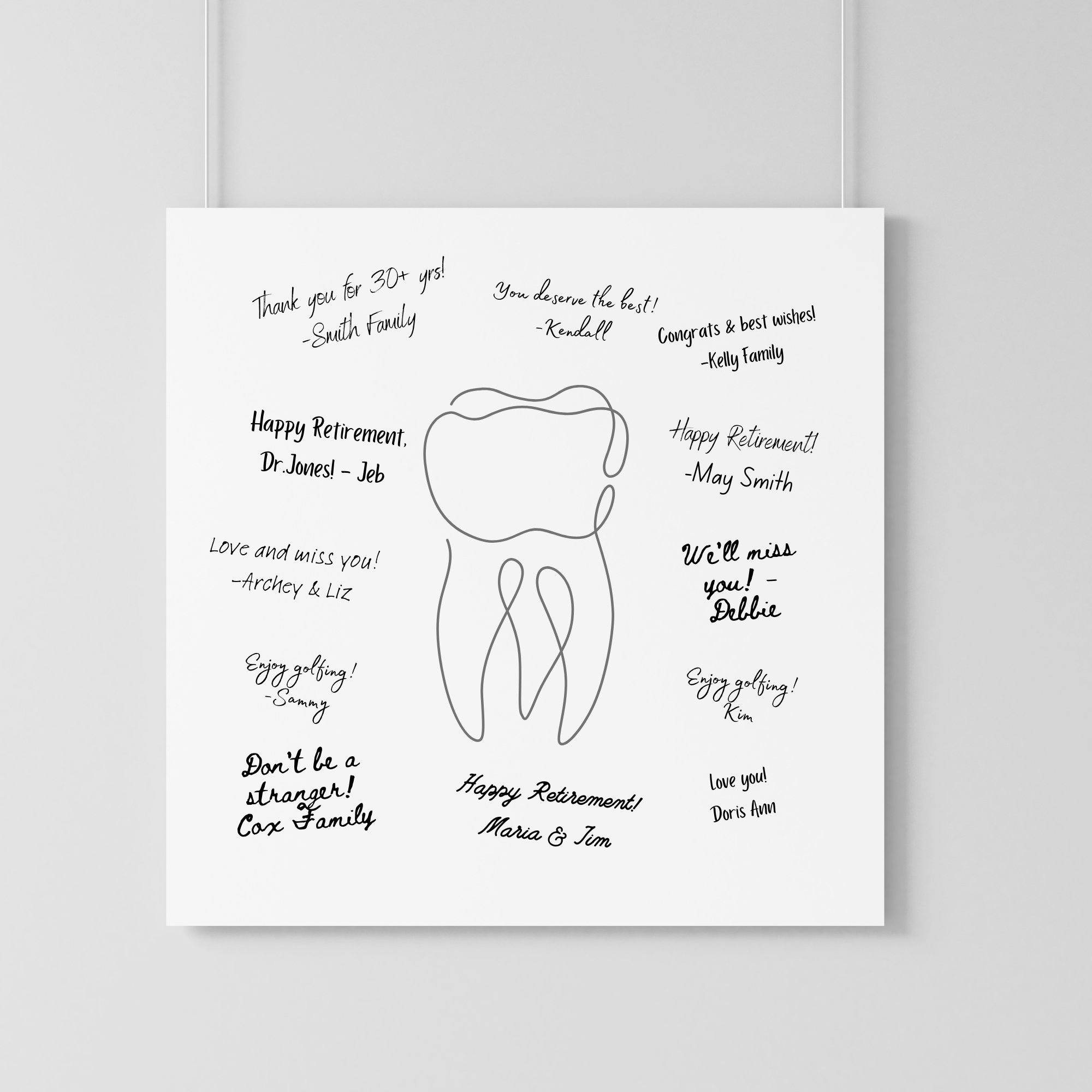 Dentist Retirement Gift, Dental Retirement Gifts, Dental Gifts