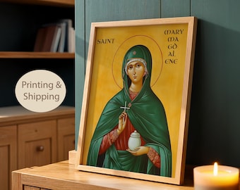 Mary Magdalene Art Print: Catholic Christian Wall Decor
