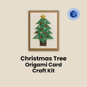 Christmas Tree Origami Card - Craft Kit