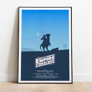 Empire Strikes Back Poster: Star Wars Movie Art (Digital Download)