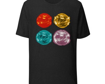 Colorful Sun Unisex t-shirt | Solar Physics, Science, NASA, Space Weather