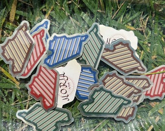 Syria Saya Map Mini Sticker