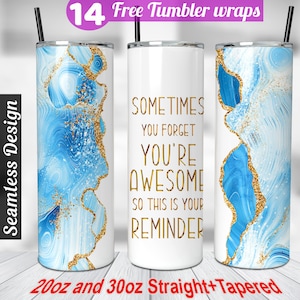 affirmatie beker wrap inspirerende beker wrap trendy motiverende beker wrap sublimatie ontwerpen 30 oz en 20 oz skinny beker wrap