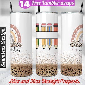 Boho Teacher tumbler wrap png 20 oz tumbler sublimation designs teacher sublimation designs teacher sublimation tumbler designs