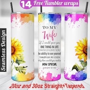 To my wife tumbler wrap Wifey 20 oz tumbler sublimation designs his and hers tumbler wraps trending tumbler wraps best seller tumbler wrap