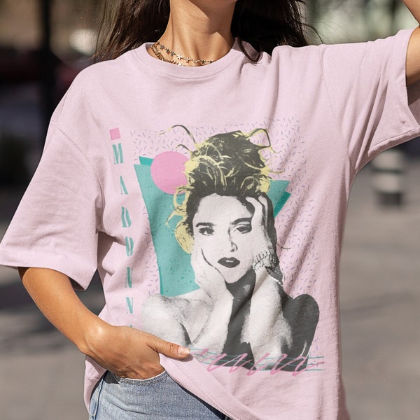 Chemise Madonna vintage unisexe - T-shirt vintage Madonna des années 80, chemise musique des années 90, chemise de concert, comme une vierge, reine de la pop, t-shirt Madonna, vintage