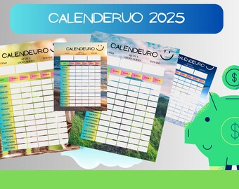Sparkalender CALENDEURO Geld 2025