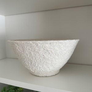 Handmade Paper Mache Decorative Bowl
