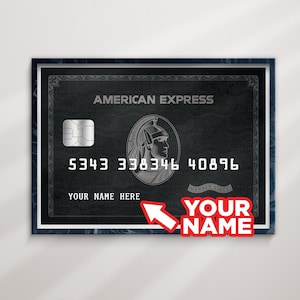 Different Versions of AMEX Black Cards Replica