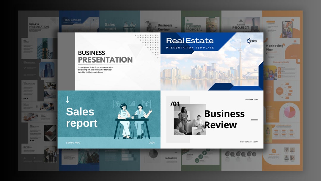 Editable Powerpoint Presentation Template Set of 10 Editable - Etsy