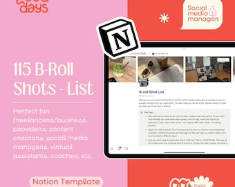 B-Roll Shot List for Content Creators & Biz Owners
