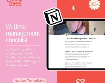 Virtual Assistants Time Management Checklist