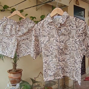 Indian Handblock print Cotton Short Pj Set Shorty Pajama Set Bridal Party Pajama Girls Wear Pajama Women Pajama Set