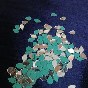 1000 pcs teardrop  shape small mirrors | embroidery mirrors | lippan art mirrors