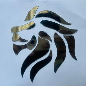 Lion   shape mirror  for art & craft ,Mandala Art, lippan art and embroidery , bulk order, custom order available
