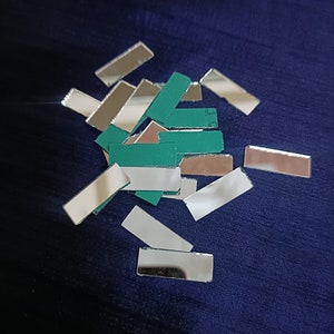 1000 pcs Rectangular shape small mirrors | embroidery mirrors | lippan art mirrors
