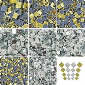 specchio in oro e argento per artigianato, decorazioni per la casa, ricamo/specchio artistico lippam/materiale mandala/specchio quadrato