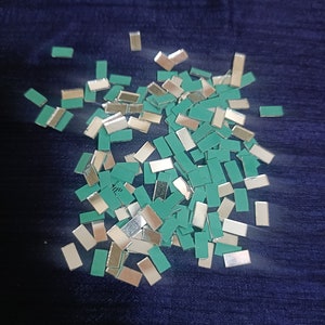 1000 pcs Rectangular shape small mirrors | embroidery mirrors | lippan art mirrors