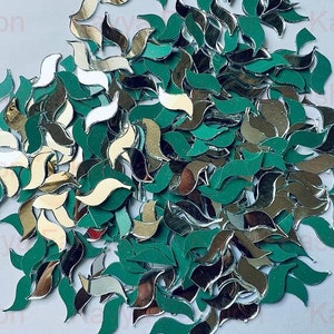 1000 pcs curved  leaf shape small mirrors | embroidery mirrors | lippan art mirrors