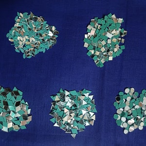 1000pcs mirror tiles in different shapes for art & craft , lippan art and embroidery , bulk order, custom order available
