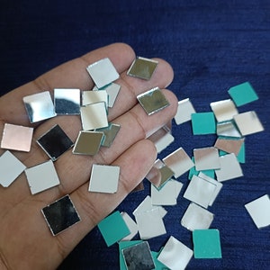 1000 pcs square shape small mirrors | embroidery mirrors | lippan art mirrors
