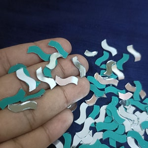 1000 pcs curved ractangle  shape small mirrors | embroidery mirrors | lippan art mirrors