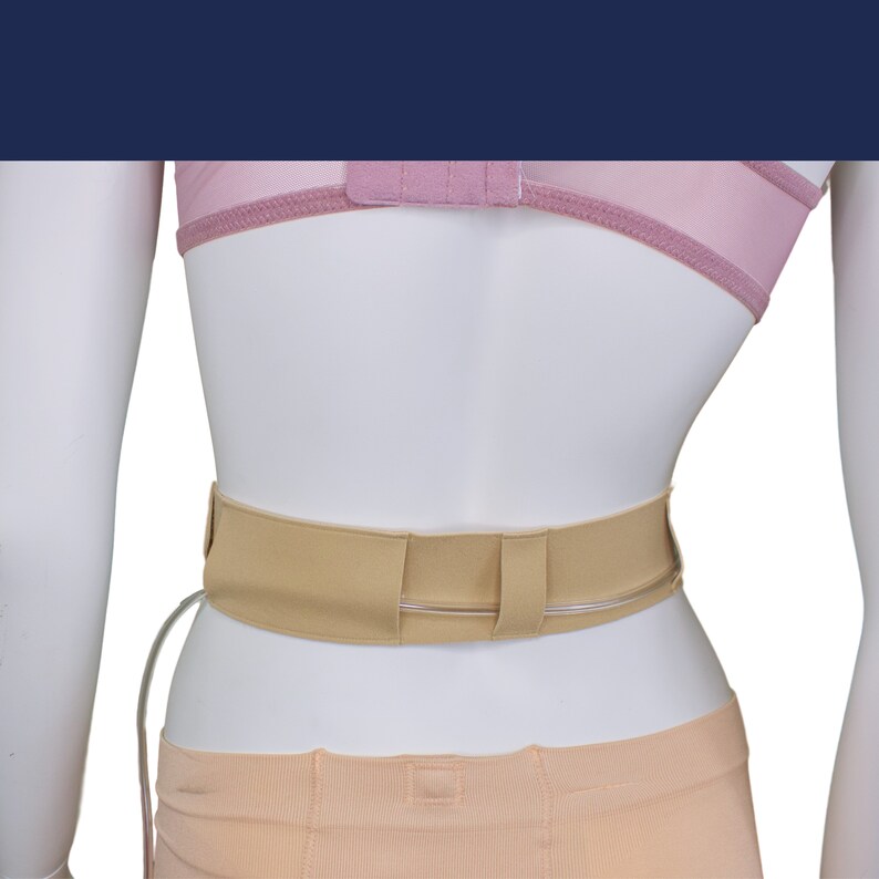 Peritoneal Dialysis Tube Belt Slim, Soft and Stretchy PD Catheter Belt