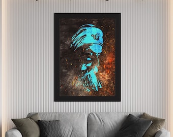 Guru Nanak Dev Ji Print: Modern Rustic Sikh Wall Art