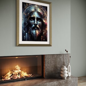 Poster stampati di Gesù Cristo: decorazioni religiose per la casa, arte murale cristiana, stampa artistica di Gesù, stampe di poster in formato A5 - A0