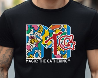 Magic The Gathering Shirt | MTG MTV Logo | Gift for Fan, Player, Gamer