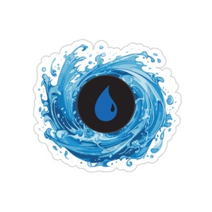 Magic The Gathering Sticker | MTG Blue Mana Symbol | Stickers for Deck Box, Playmat, and More | Great Gift Idea or Decor for Fan or Player