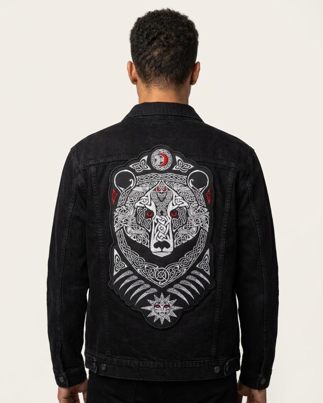 Viking Bear Valhalla Back Patch – 11"- 14" in Large Norse Iron On - Etsy
