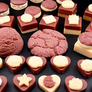 Chocolate Fudge Melt Soy Wax Cube Scent Dessert Inspired Bakery Fragrance Tart Natural Home Aroma Sweet Clean Burning Sustainable Kitchen