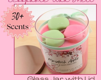 Macintosh Apple Scoopable Wax Melts – Home Fragrance - Or You Pick Scent - 30+ Fragrances